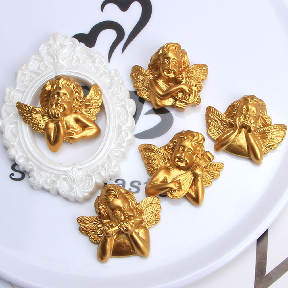 อุปกรณ์ตกแต่งเรซิ่นรูปนางฟ้า 1 - Craft Embellishment บทวิจารณ์และราคา