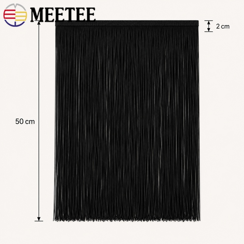 ริบบิ้นพู่ห้อยยาว 1/2/3 เมตร 5 - Fringe Ribbon Sewing บทวิจารณ์และราคา