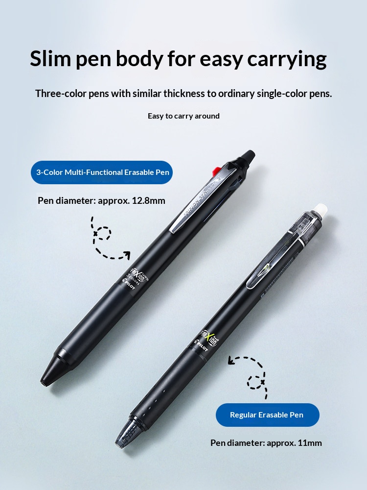 ไพลอต ฟริกชั่น 3in1 ปากกาเจลอเ - Pilot Pen Frixion บทวิจารณ์และราคา