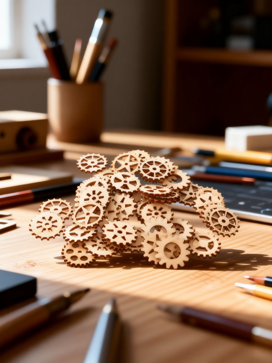 ชิ้นส่วนงานฝีมือไม้ 100 ชิ้น ส - Craft Embellishment บทวิจารณ์และราคา
